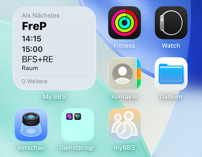 Early preview of the widget design