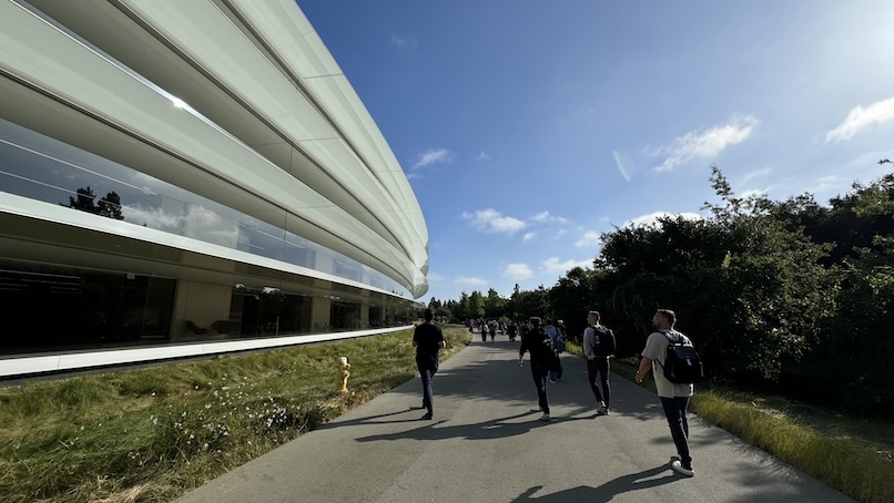 Park scene from WWDC 2024